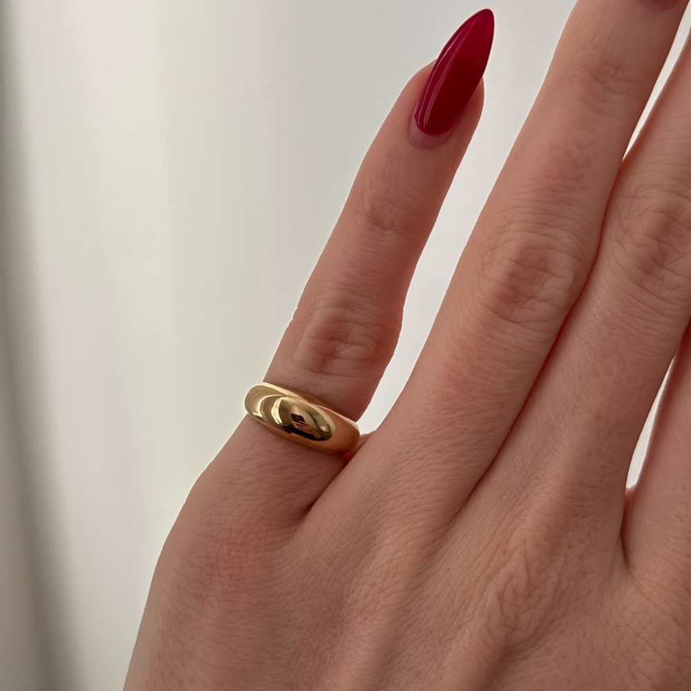 MEJURI Gold Dome Ring